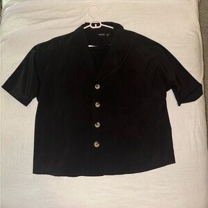 Black Button-Up Shirt